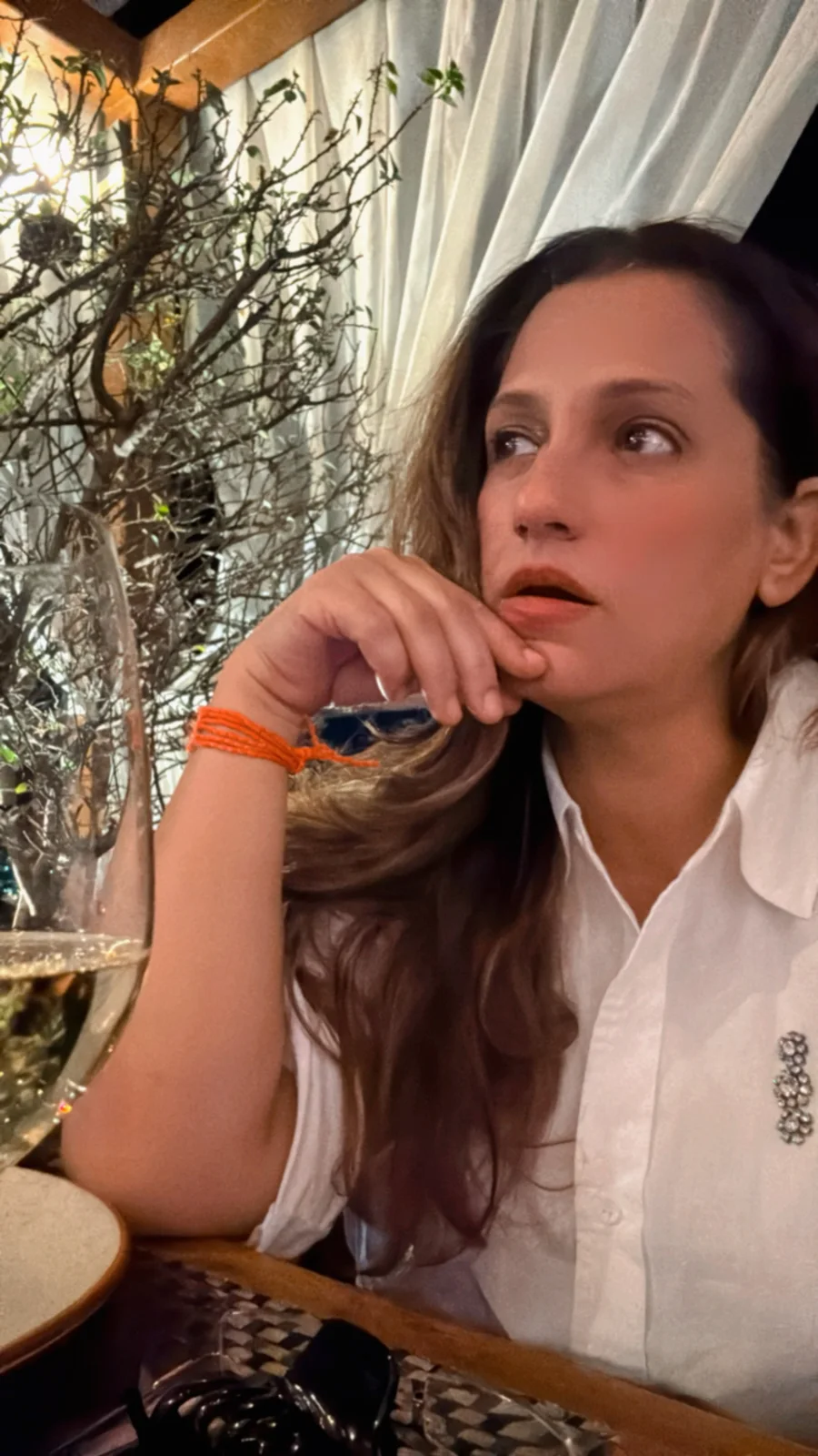 Candid portrait of Shirin Udhas Aggarwal