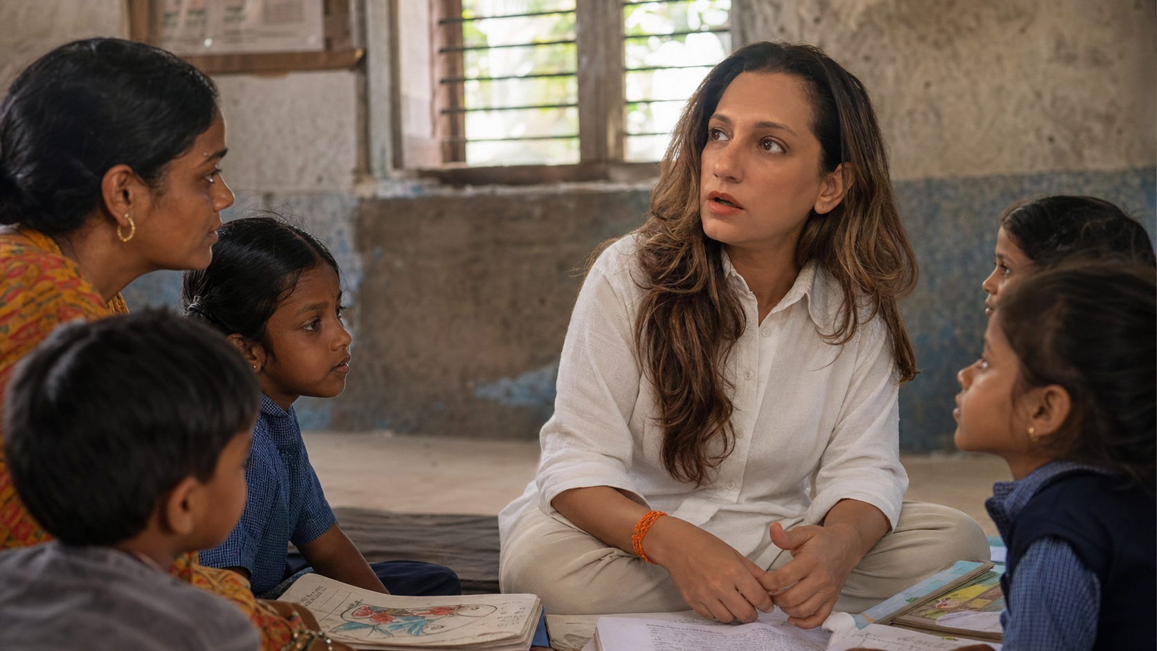 Education and learning support in an Indian community