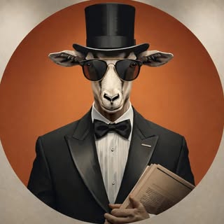 Goat Brew gentleman goat emblem